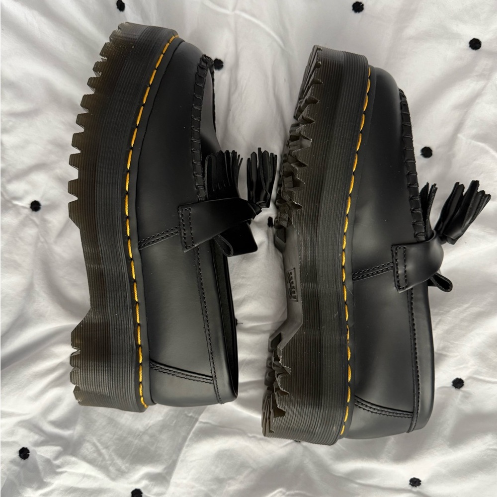 Dr. Martens Black Tassel Loafers
